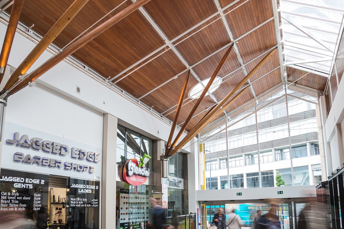 Mall Maidstone - ceiling at main entrance