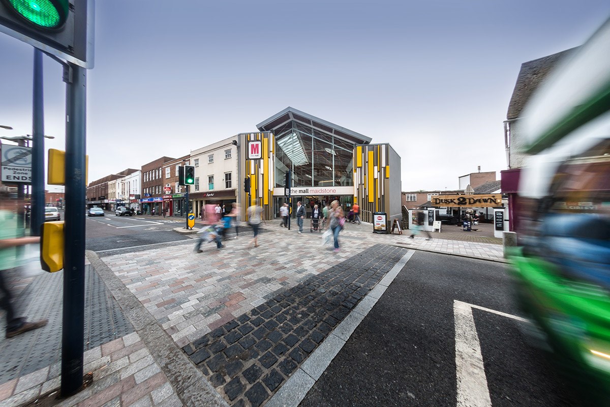 The Mall Maidstone - new facade