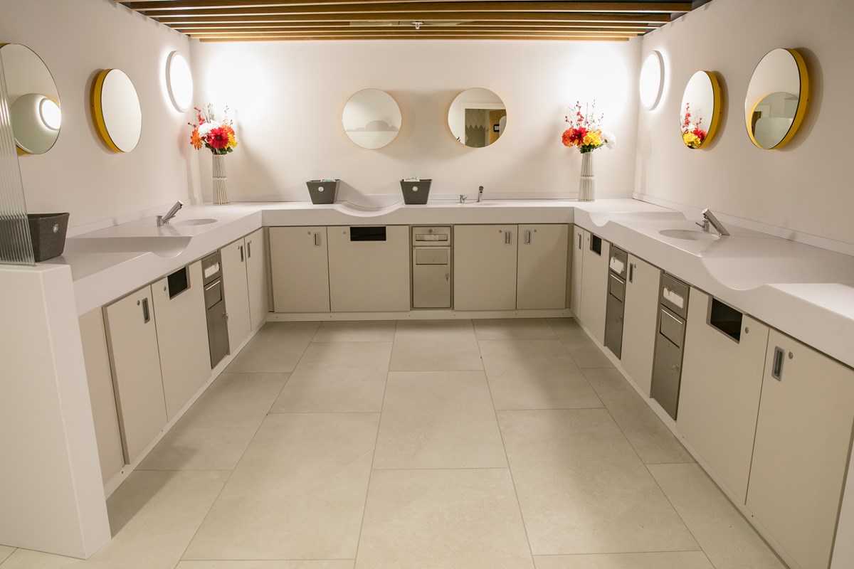 Bathroom area