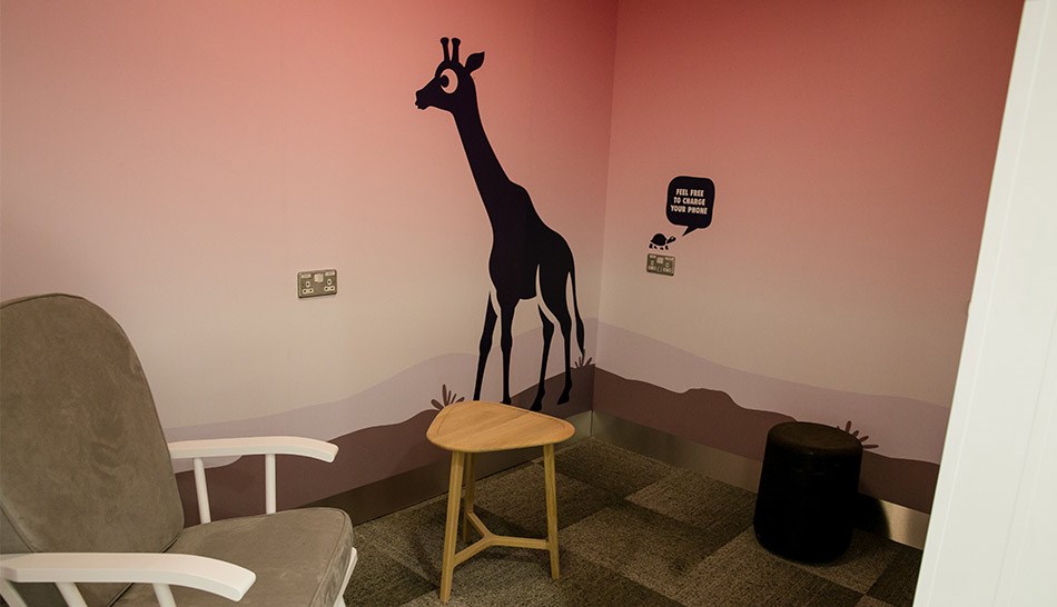 Baby feeding rooms