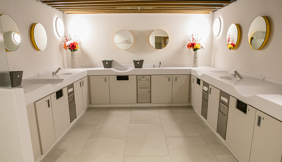 Spacious new baby change facilities