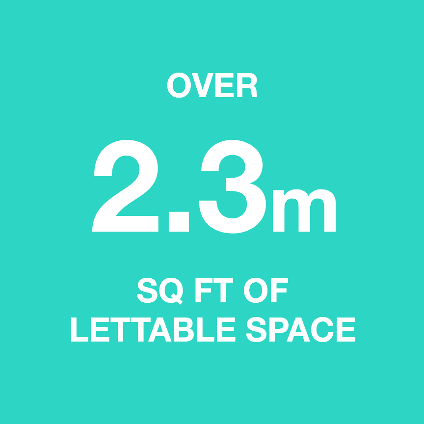 2.3 million square foot